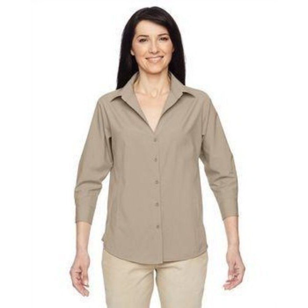 Harriton Three Quarter Sleeve Performance Shirt